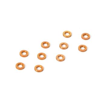 Alu Shim 3x6x0.5mm - Orange (10)