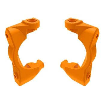 Caster blocks (c-hubs), left & right (orange) Mini Maxx