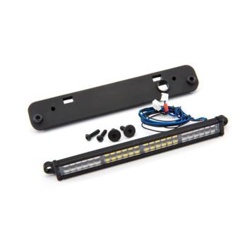 LED light bar, rear, red (with white reverse light) (high-voltage) (24 red LEDs, 24 white LEDs, 100mm wide)/ light bar mount (fits Maxx?, X-Maxx?, or XRT?)