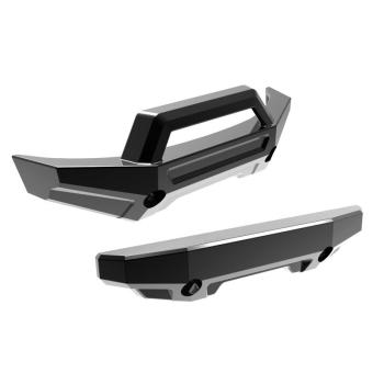 Bumper front/rear black chrome