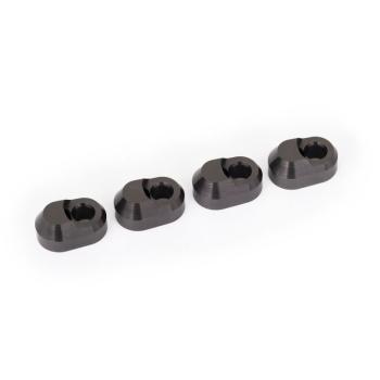 Suspension pin retainer, 6061-T6 aluminum (gray-anodized) (4)