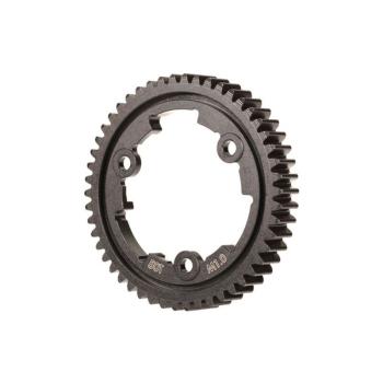 Spur gear, 50-tooth (machined, hardened steel) (wide face, 1.0 metric pitch)