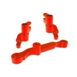 Steering bellcranks Mini Maxx 6061-T6 Alu red