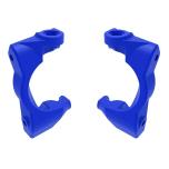 Caster blocks (c-hubs), left & right (Blue) Mini Maxx