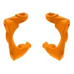 Caster blocks (c-hubs), left & right (orange) Mini Maxx