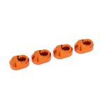 Suspension pin retainer, 6061-T6 aluminum (orange-anodized) (4)