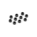 Alu Shim 3x6x3.0mm - Black (10)