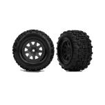 Tires & wheels, assembled (satin black wheels), Sledgehammer tires (front) (2)