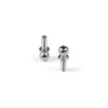 Hard Steel Ball End 5.4mm w 8mm Thread - Nickel Coated (2)