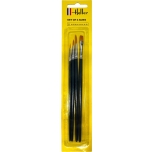 Heller brush set N° 3/0-3-6-10