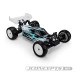 JConcepts F2 - XRAY XB2 '24, '25 värvimata kere, Kerge/õhuke, koos kahe tiivaga