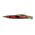 Proboat Sonicwake 36" Self-Righting Brushless Deep-V RTR, Must/punane