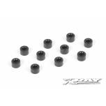 Alu Shim 3x6x4.0mm - Black (10)