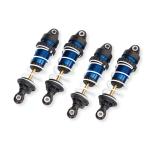 Aluminum GTR Shocks with springs, blue (4)