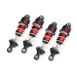 Aluminum GTR Shocks with springs, red (4)