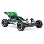 Traxxas Bandit HD 1:10 2WD RTR bagi koos aku ja USB-C laadijaga