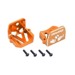 Motor mounts 6061-T6 alu (front and rear)/ pins (2), Orange