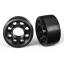 Wheels, wheelie bar (2)/ axles, wheelie bar (2)/ 10x15x4 plastic bushings (4) (for #7776, 8976, or 9576 wheelie bar)